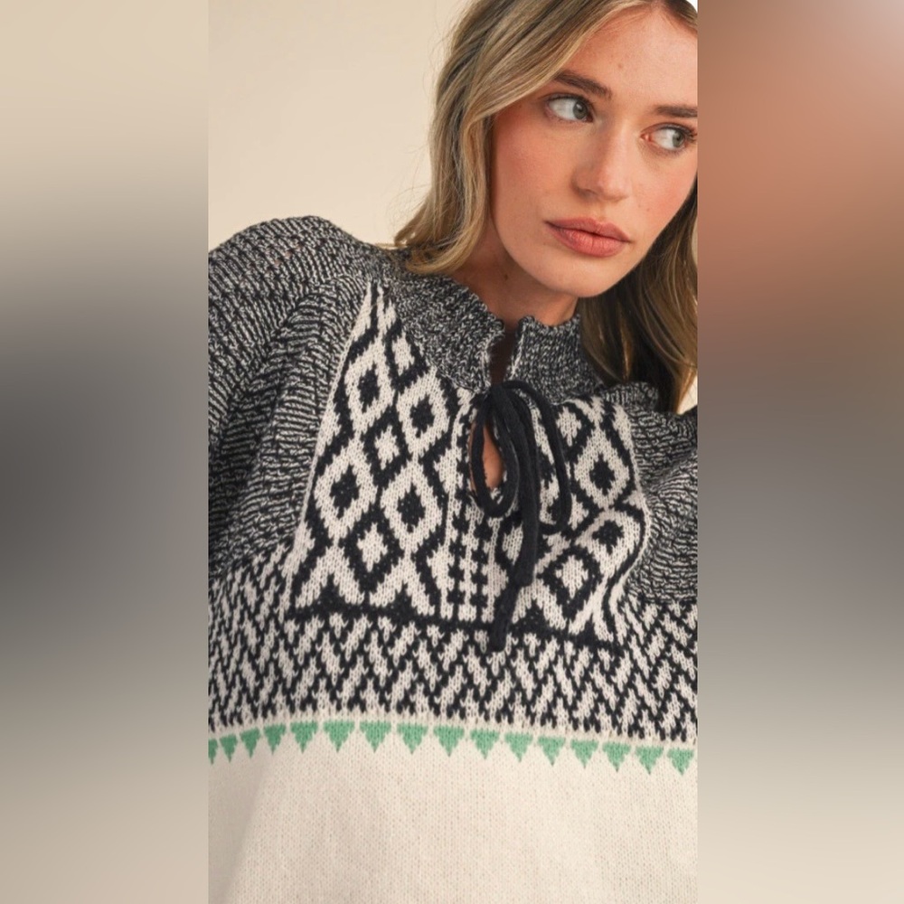 NWT Nordic Knit Sweater